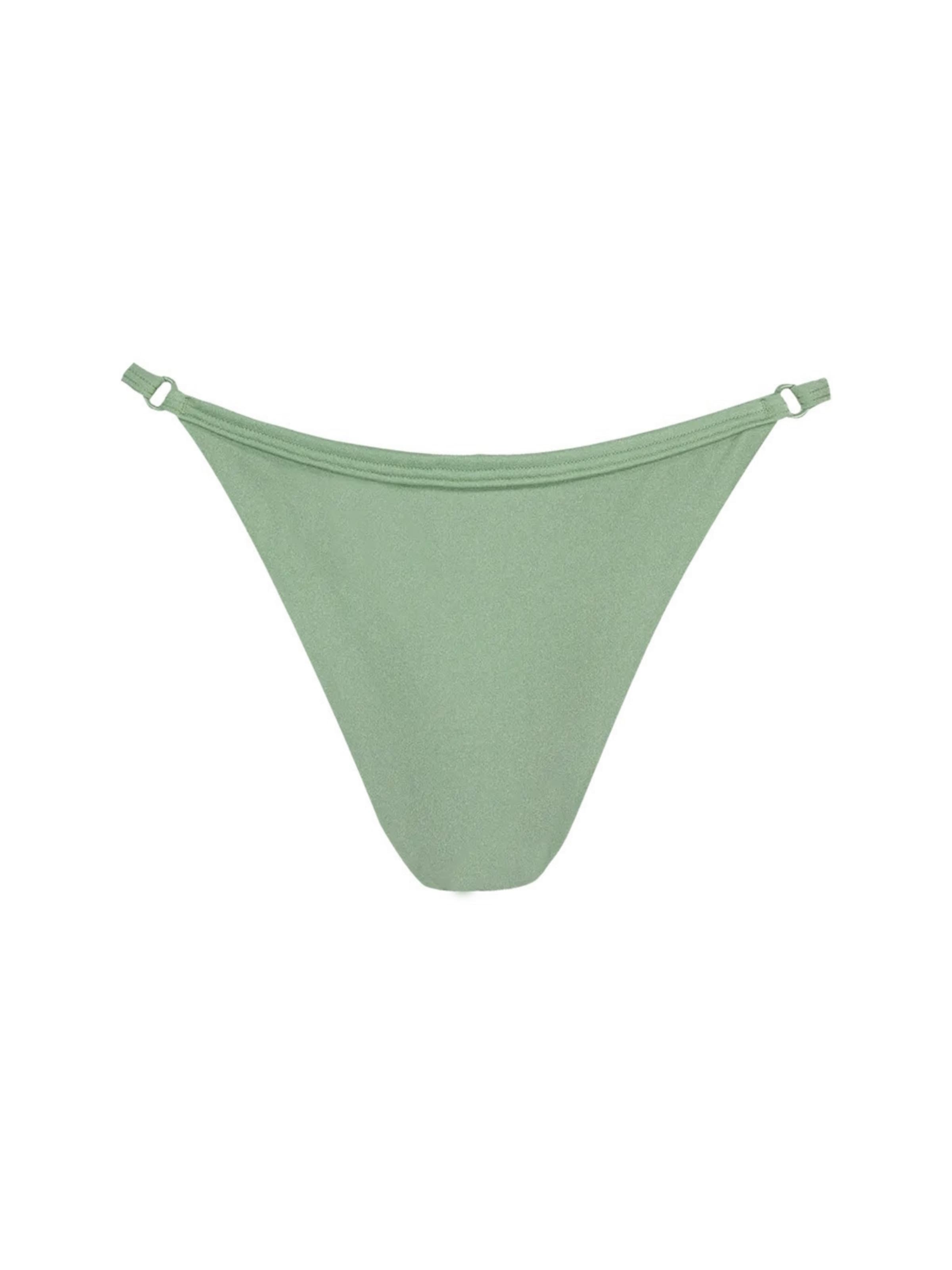 Barts Bikinihose in Grün: Vorderseite