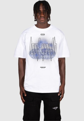 T-Shirt Lost Youth en blanc : devant