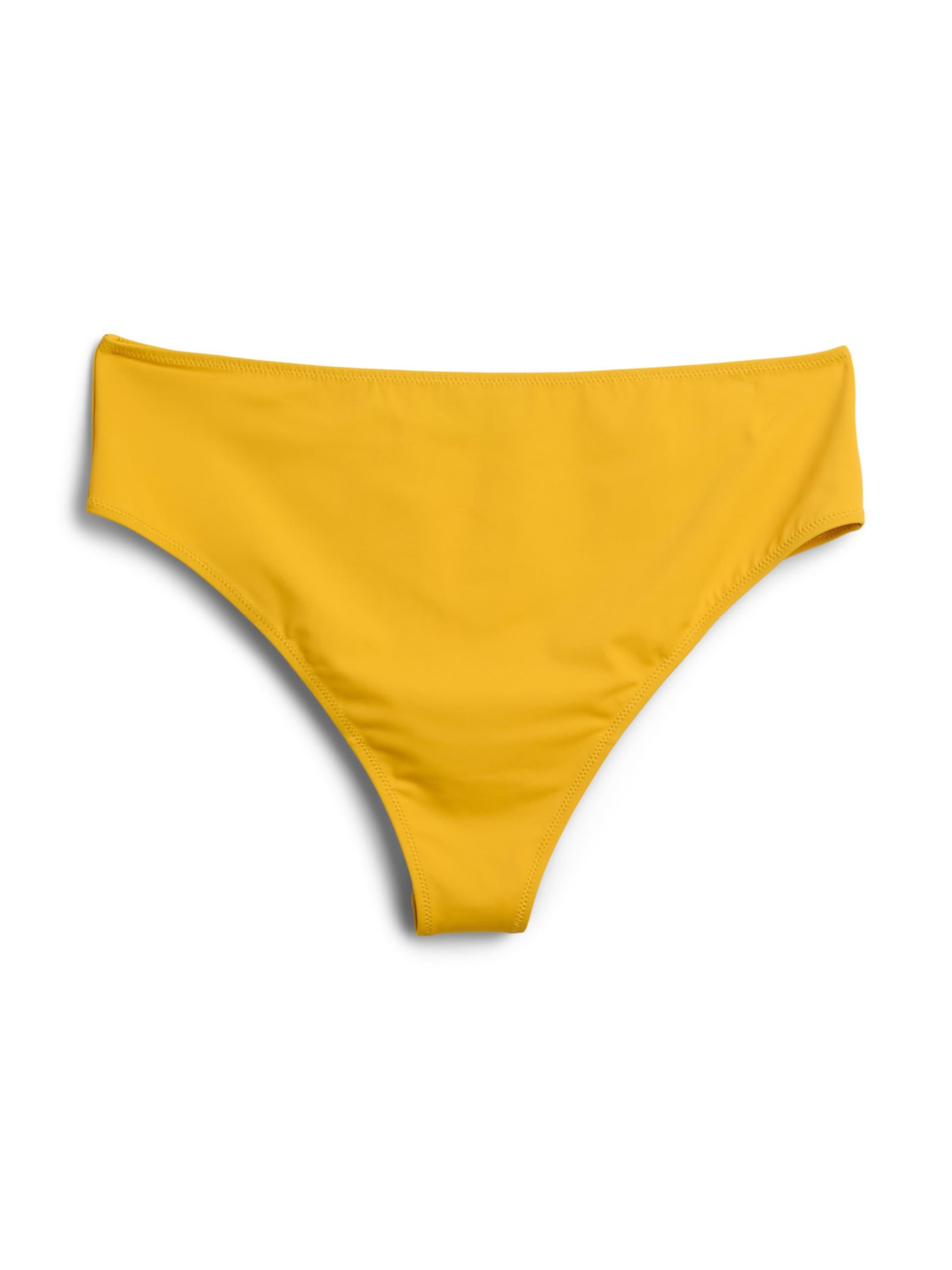 Swim by Zizzi Долнище на бански тип бикини 'Serina' в жълто