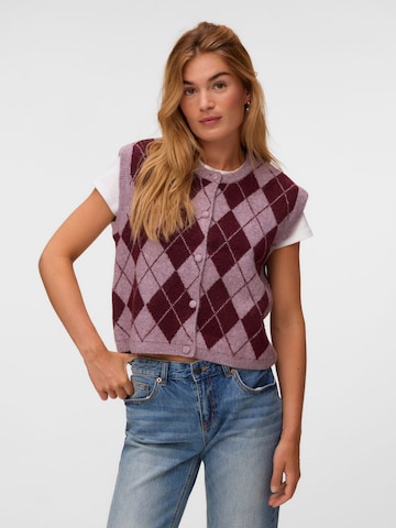 Gilet di VERO MODA in lilla: frontale