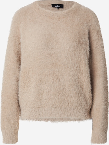 Pull-over monari en beige : devant