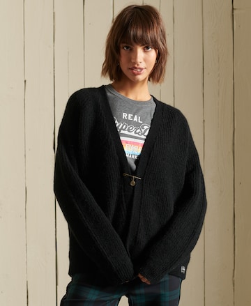 Superdry Knit Cardigan in Black