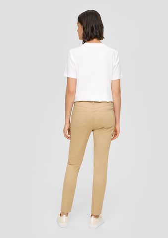 Coupe slim Pantalon s.Oliver en beige