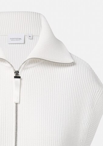 Cardigan comma casual identity en blanc