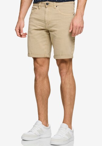 INDICODE Regular Chino Pants in Beige