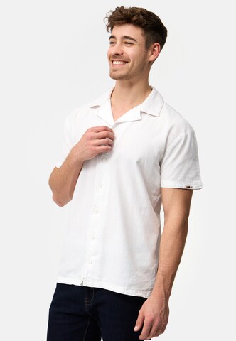 INDICODE JEANS Regular fit Overhemd ' INRycroft ' in Wit