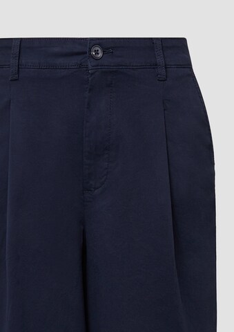 s.Oliver Loosefit Bandplooibroek in Blauw