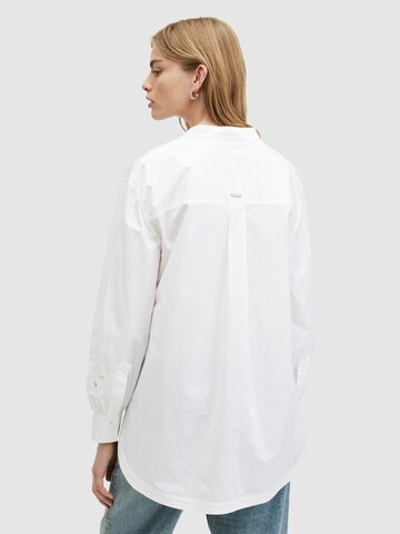 AllSaints Μπλούζα 'MARCIE' σε λευκό: πίσω