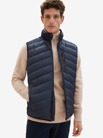 Gilet TOM TAILOR en bleu