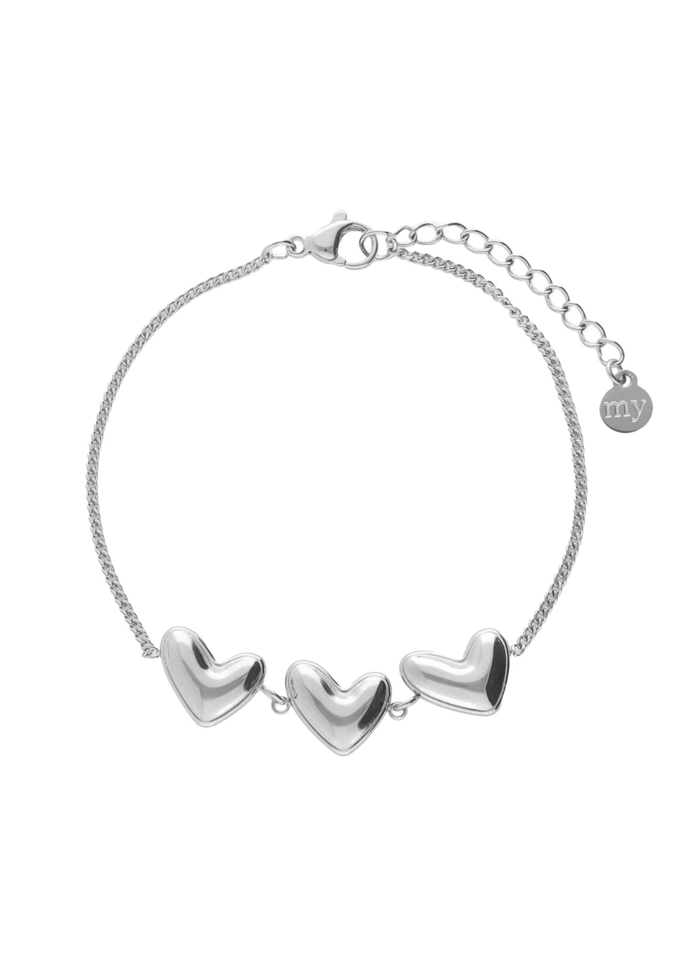 Bracelet My Jewellery en gris : devant