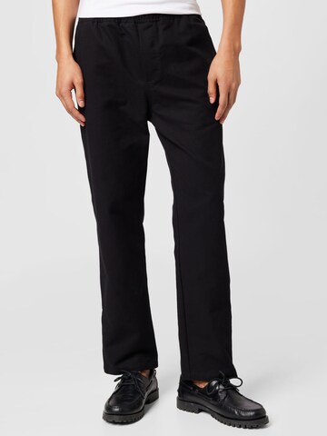 Samsøe Samsøe Regular Trousers 'JABARI' in Black: front