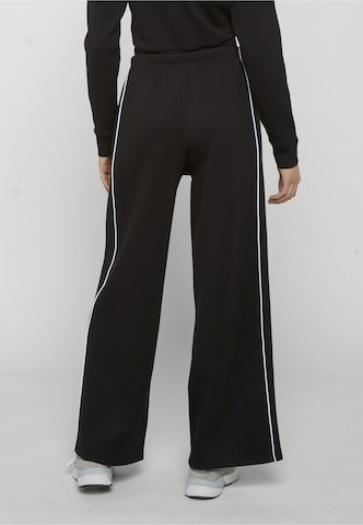 Urban Classics Wide Leg Hose in Schwarz