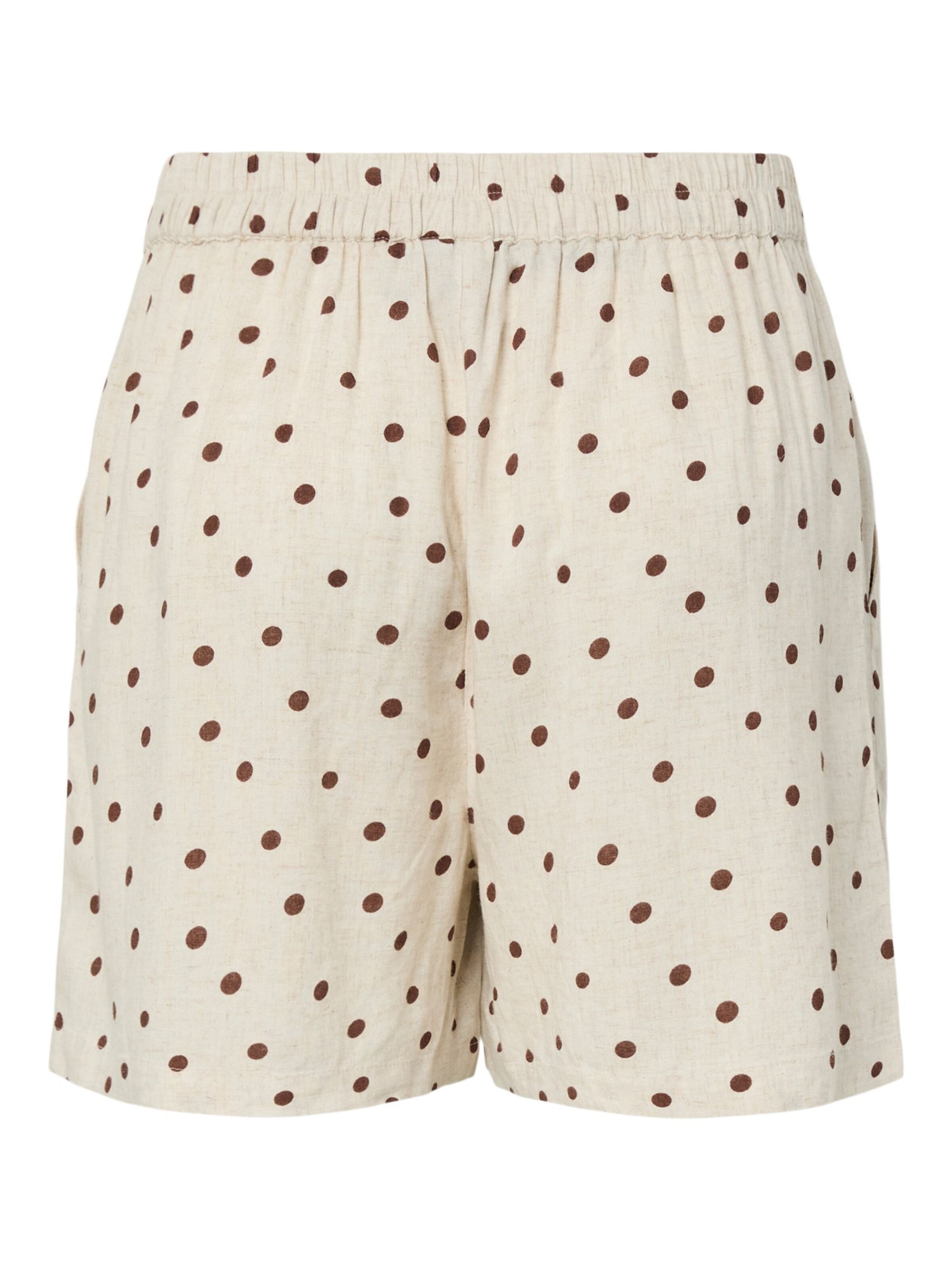 PIECES Loosefit Broek 'PCPia' in Wit