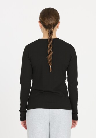 Les'Arcs Langarmshirt 'Ashtyn' in Schwarz