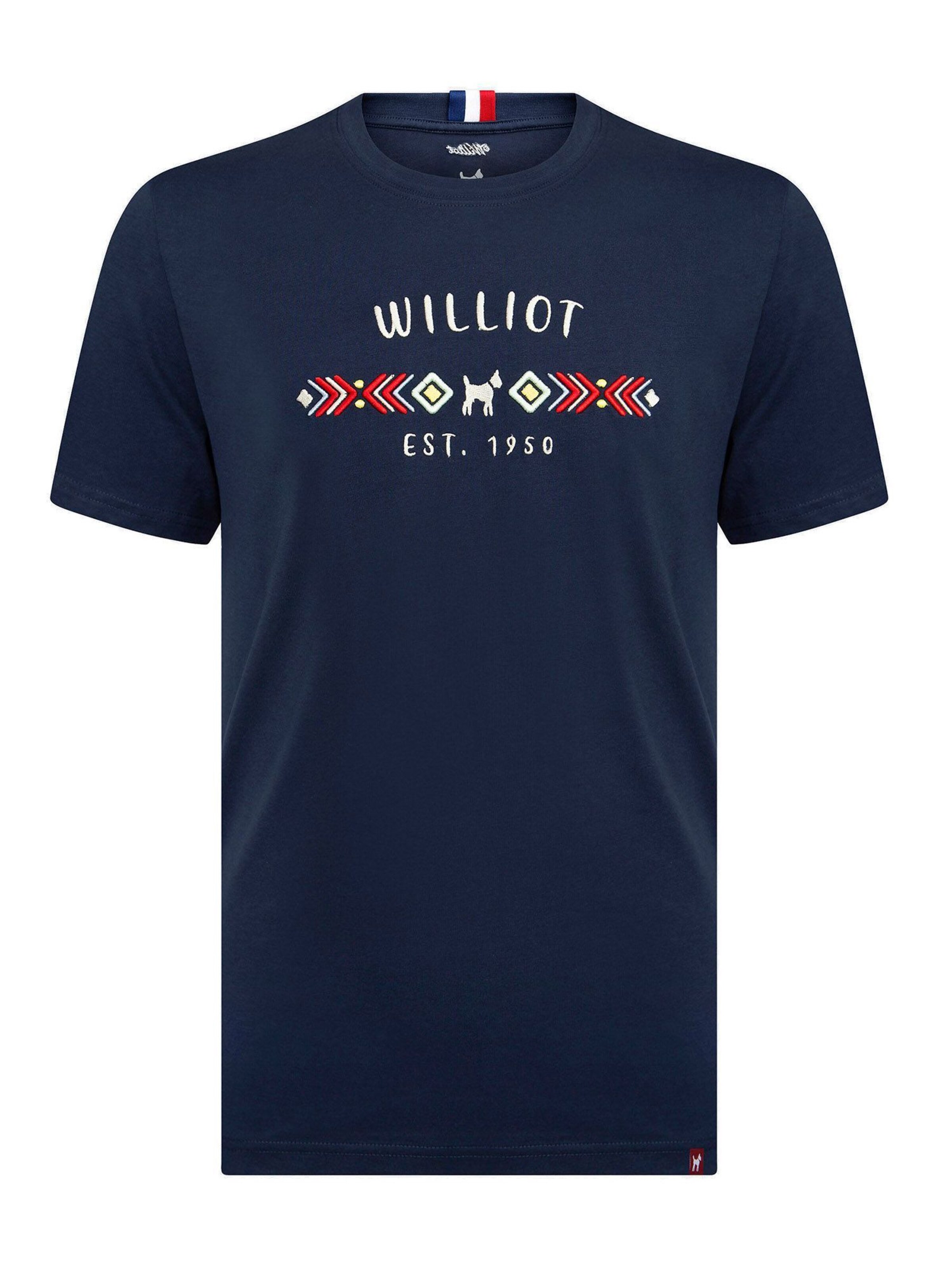 Williot - Camisa em azul: frente