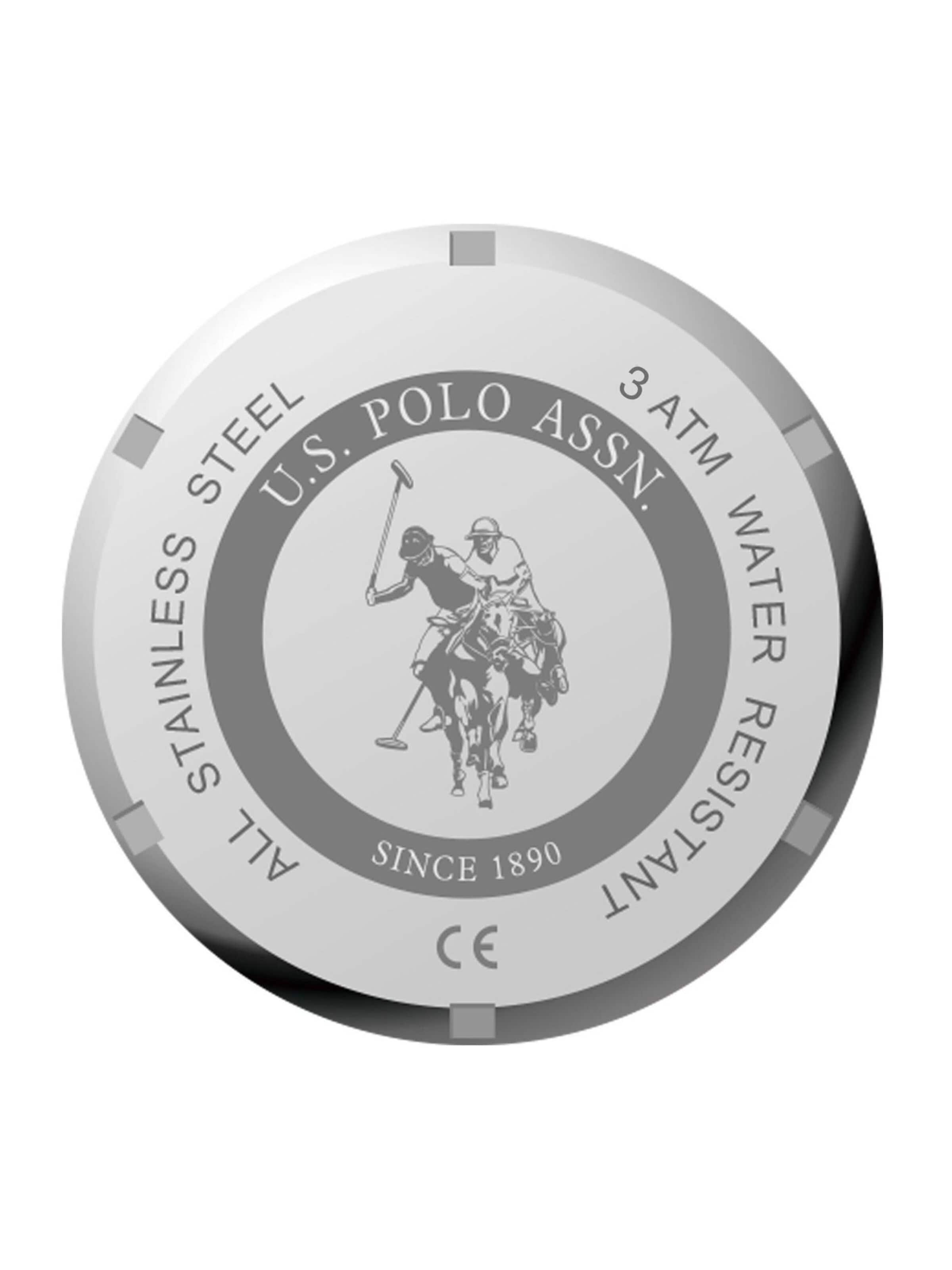 U.S. POLO ASSN. - Reloj analógico 'Chukker' en oro