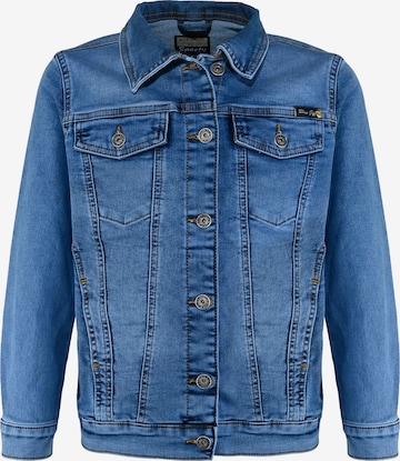 BLUE EFFECT Between-Season Jacket in Blue: front