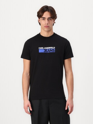 KARL LAGERFELD JEANS Särk, värv must: eest vaates