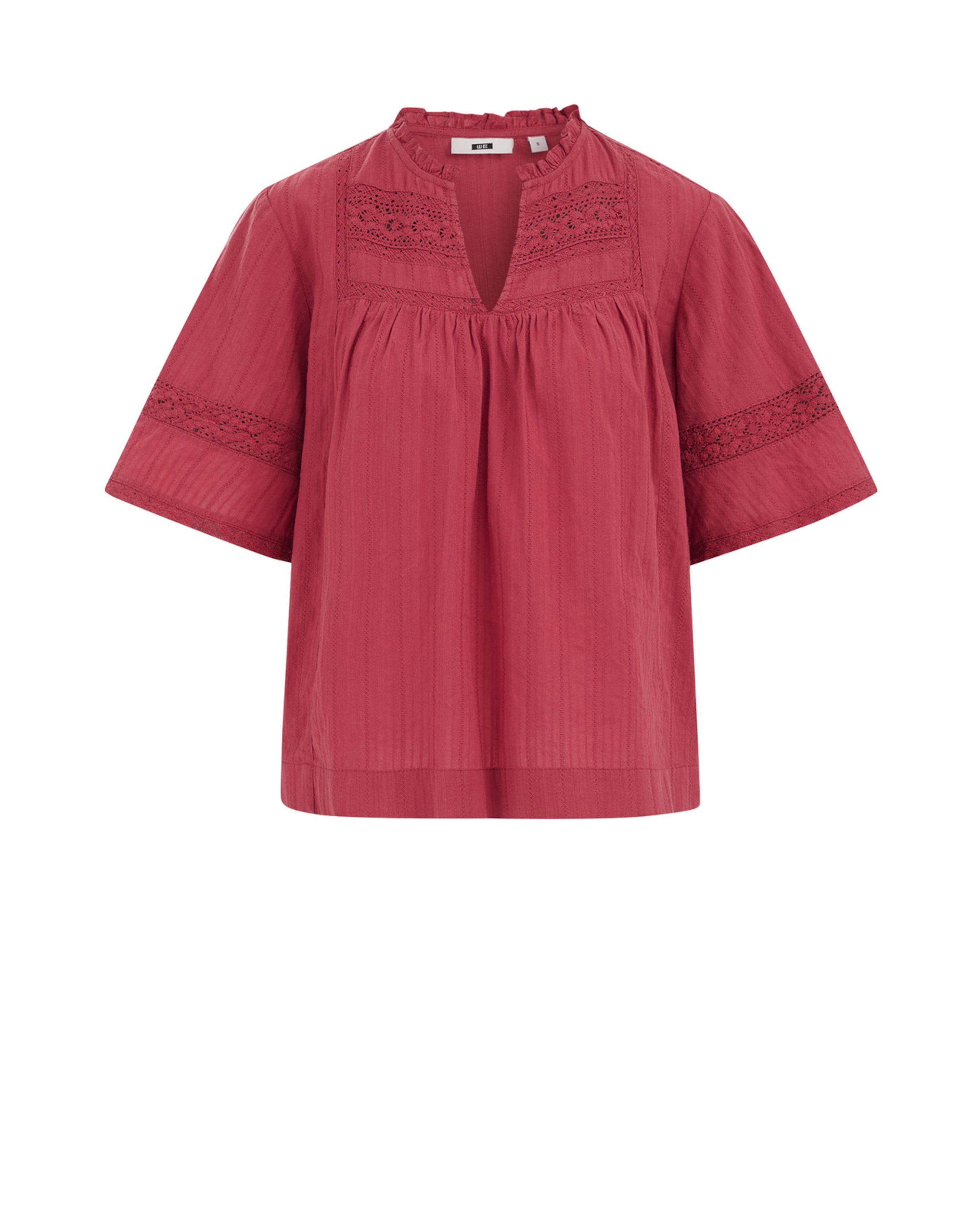 sarkans WE Fashion Blūze: no priekšpuses