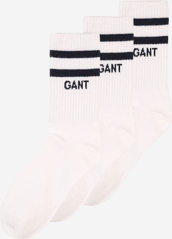 GANT - Meias em branco: frente