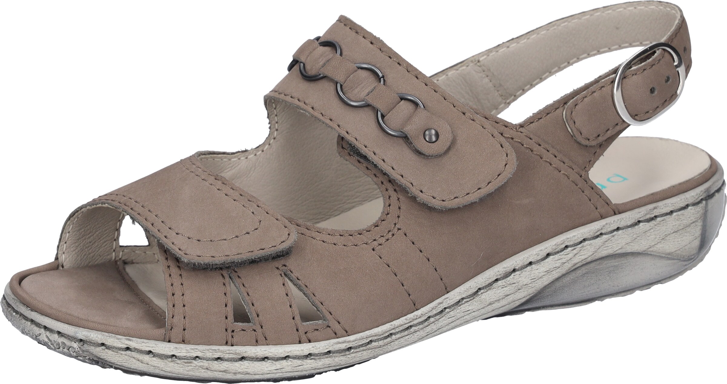 WALDLÄUFER Sandals in Brown: front