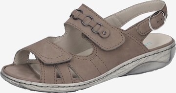 WALDLÄUFER Sandals in Brown: front