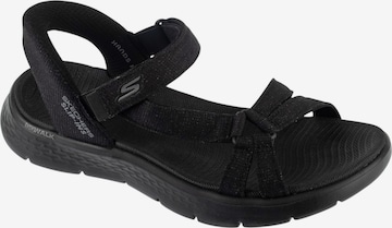 Sandales 'Skechers Slip-Ins: Go Walk Flex Sandal - Illuminate' SKECHERS en noir : devant