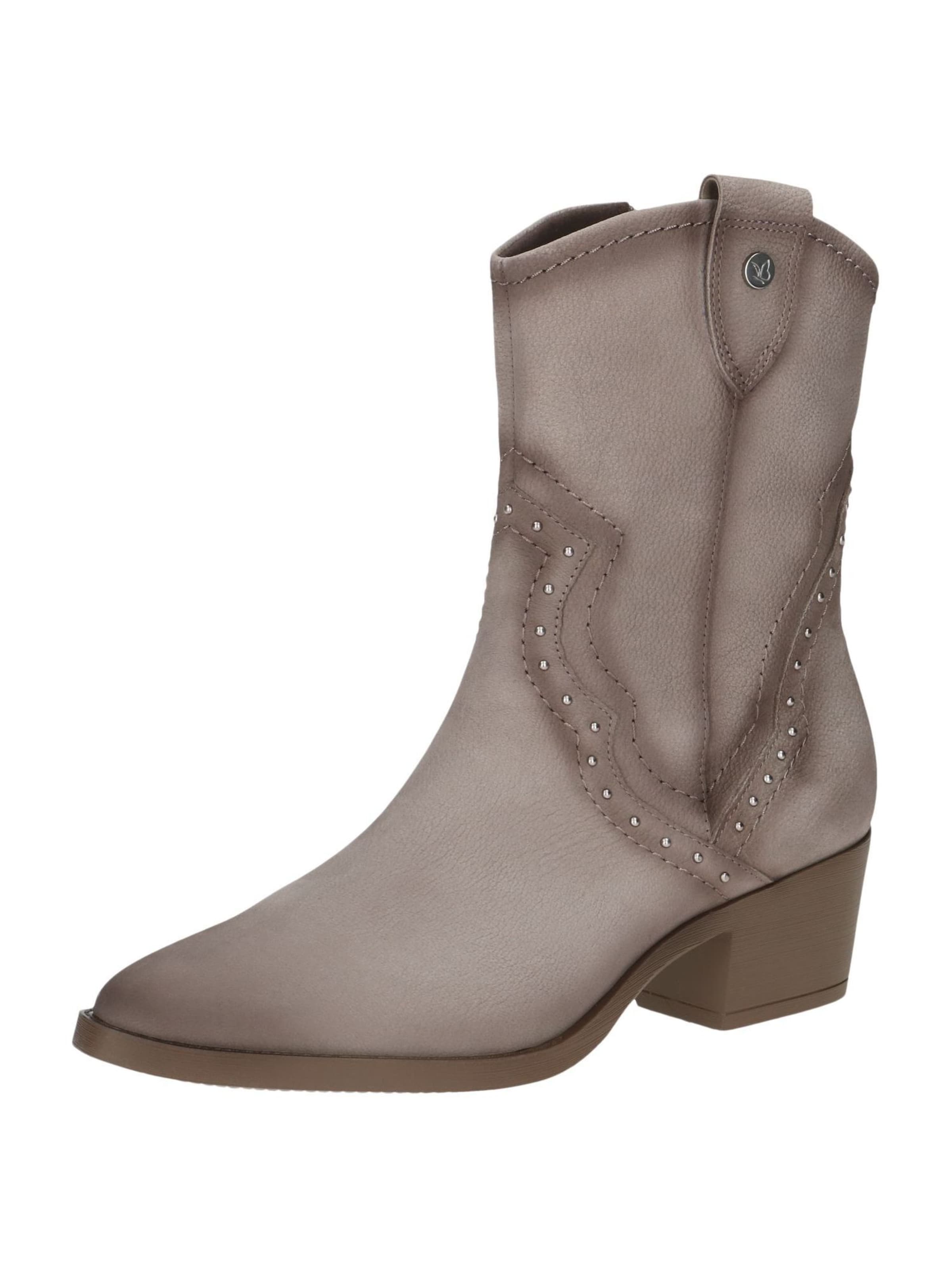CAPRICE Cowboy Boots 'Western 9-25315-43' in Grey: front