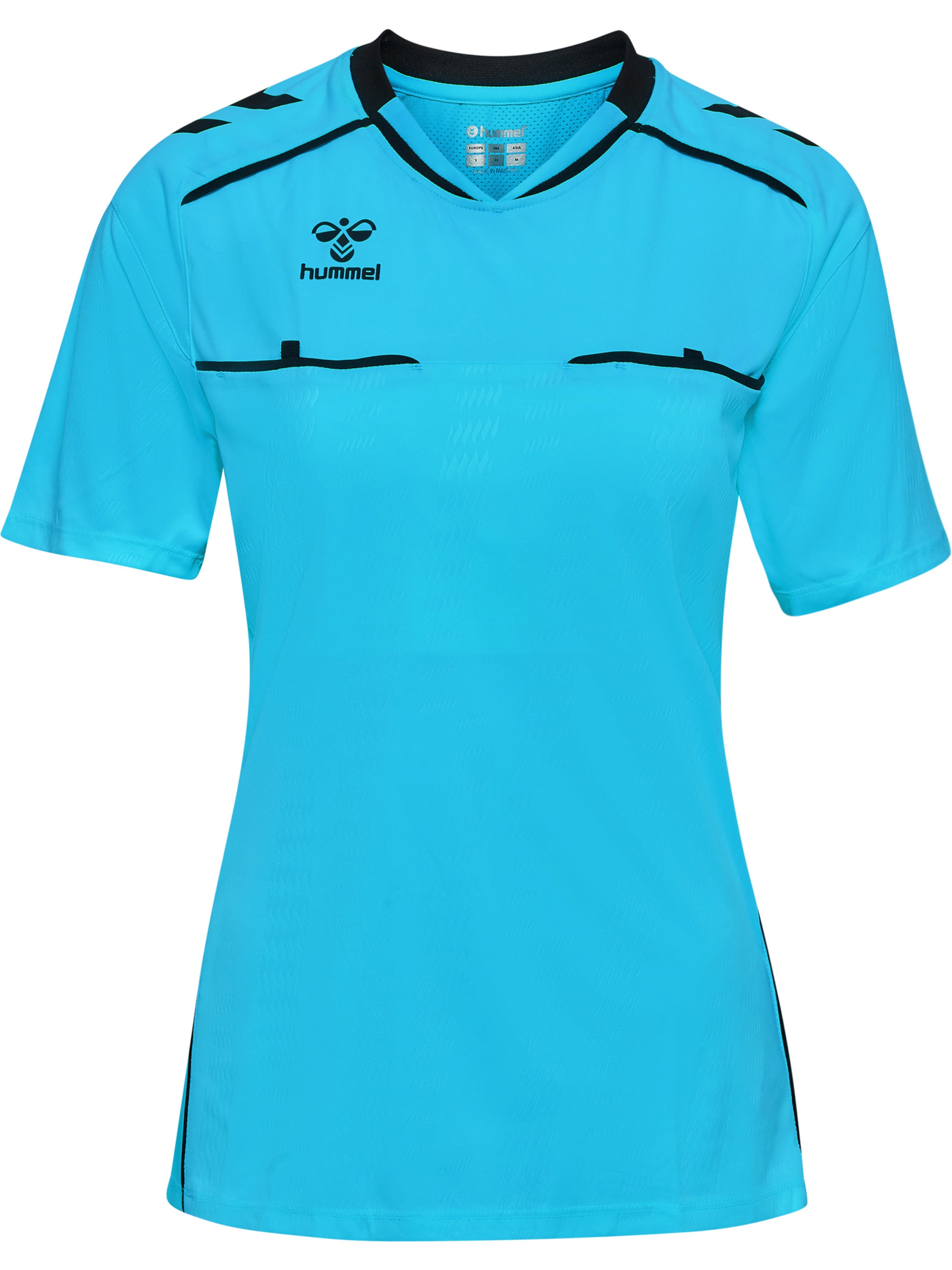 T-shirt fonctionnel 'REFEREE' Hummel en bleu : devant