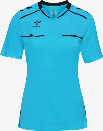 T-shirt fonctionnel 'REFEREE' Hummel en bleu : devant
