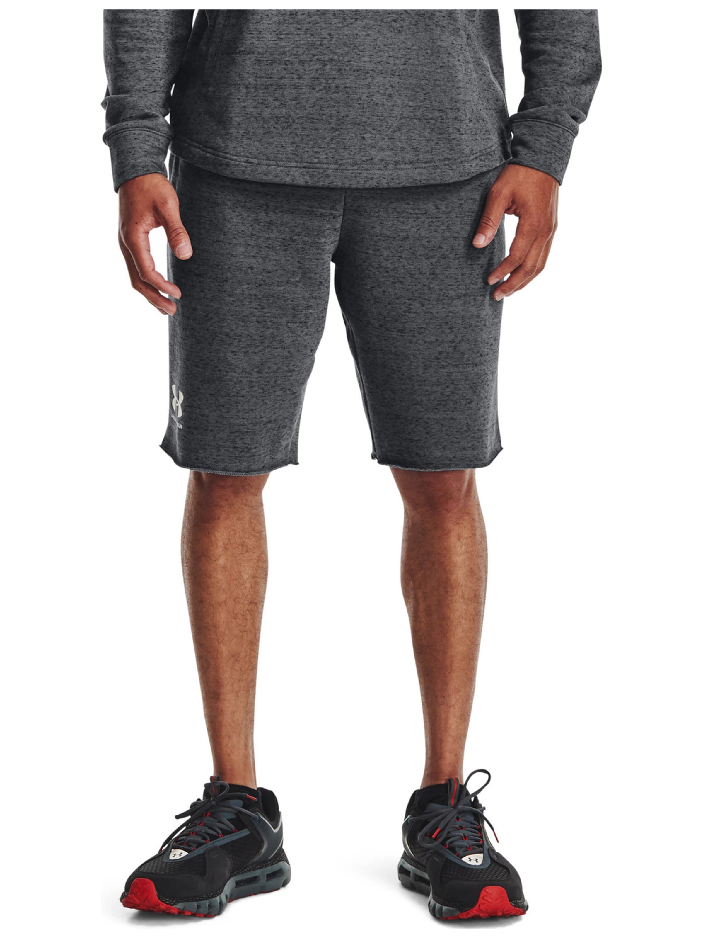 regular Pantaloni sportivi 'Under Armour Ua Rival Terry' di UNDER ARMOUR in grigio: frontale