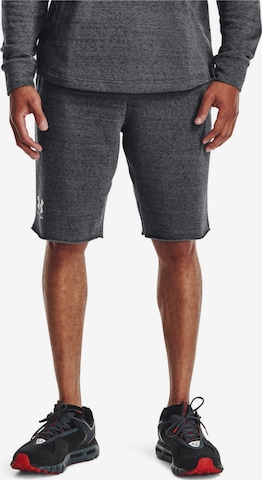 UNDER ARMOUR - regular Pantalón deportivo 'Under Armour Ua Rival Terry' en gris: frente