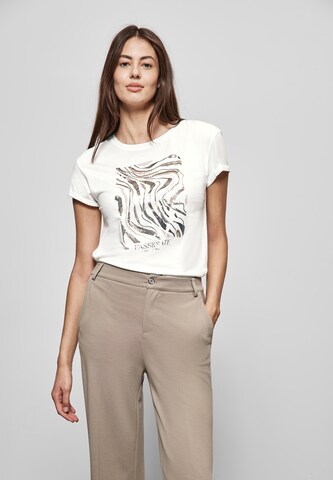 T-shirt STREET ONE en blanc : devant