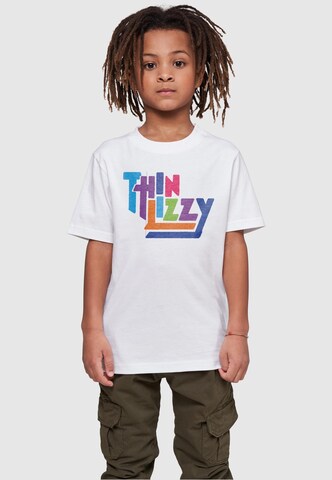 Merchcode Shirt 'Thin Lizzy' in Wit: voorkant