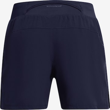 UNDER ARMOUR Regular Workout Pants 'LAUNCH ELITE' in Blue