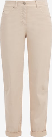 Effilé Pantalon 'Cara' Recover Pants en beige : devant