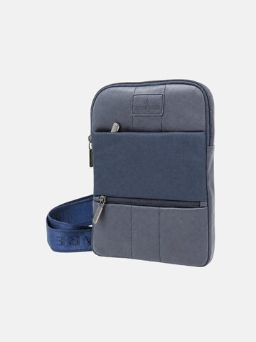 Borsa a tracolla 'Borsa a Tracolla Uomo Navigare - Poliestere Chiusura Zip' di Navigare in blu