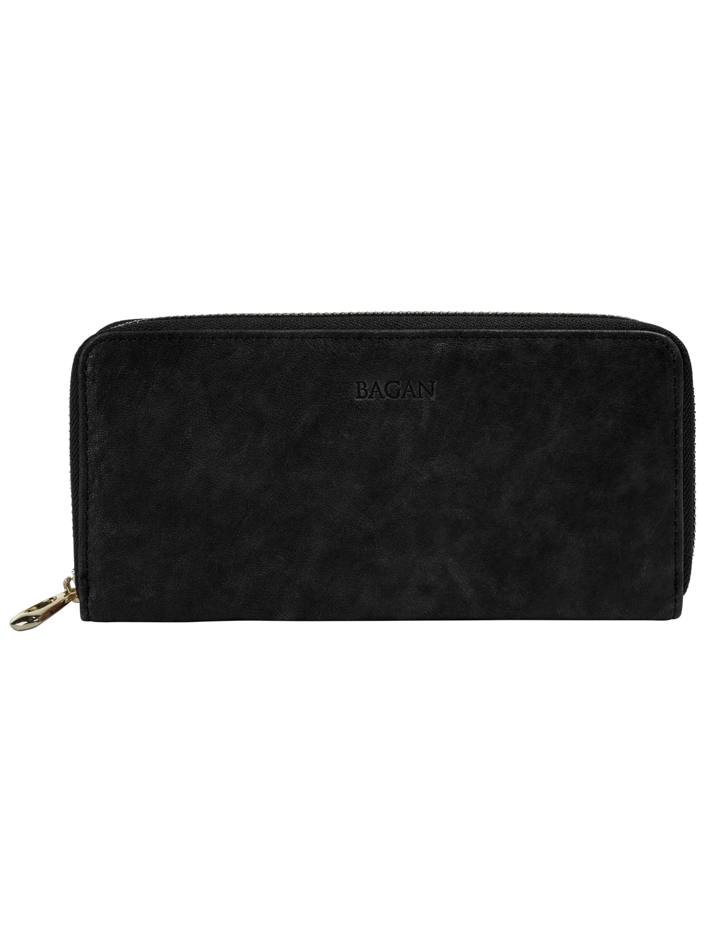 Bagan Wallet in Black: front