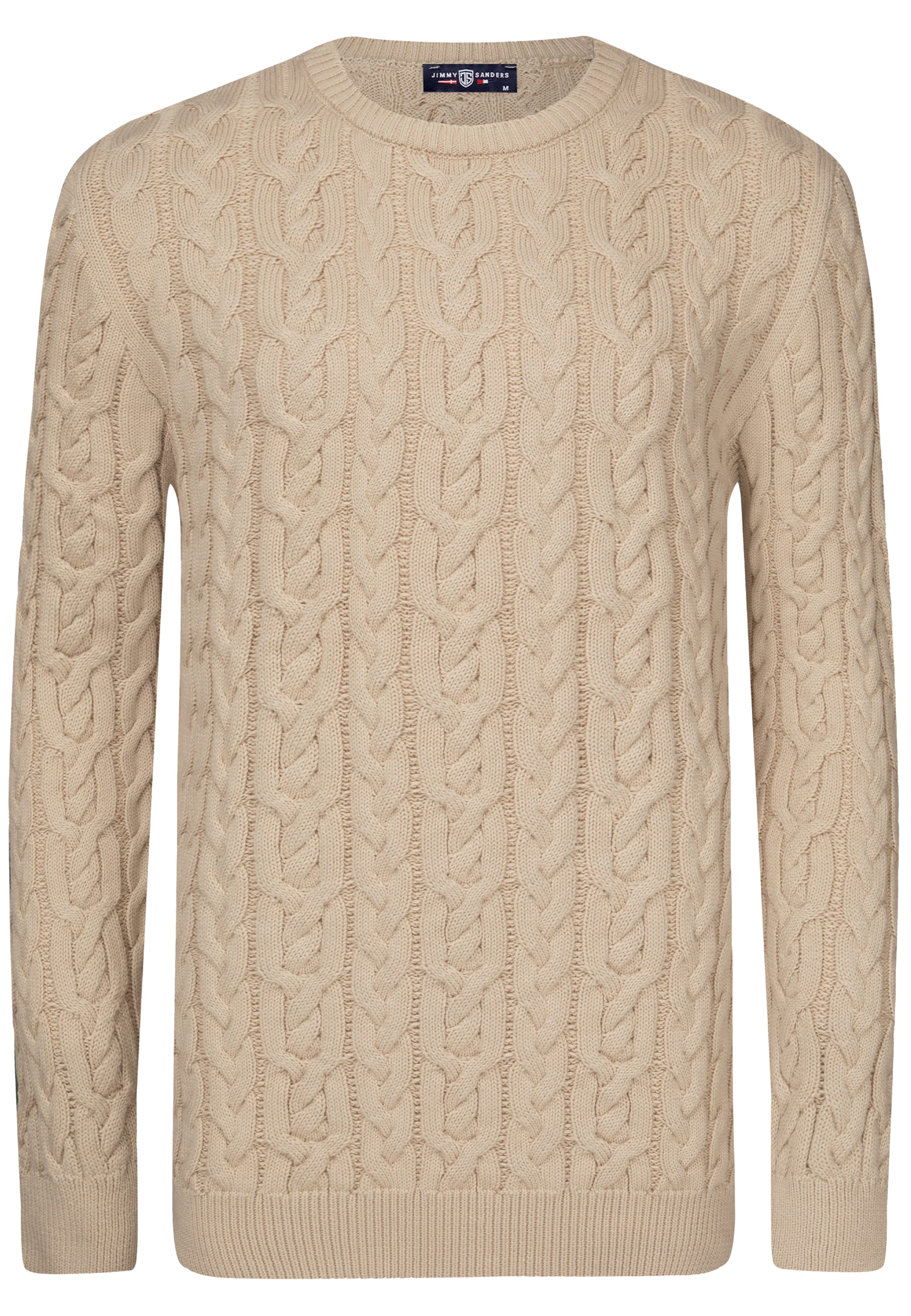 Pullover di Jimmy Sanders in beige: frontale