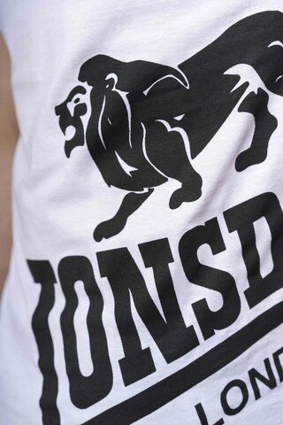 LONSDALE Koszulka 'DEREHAM' w kolorze biały