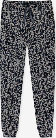 SCHIESSER Pajama Pants ' 95/5 ' in Blue: front