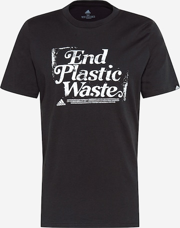 ADIDAS PERFORMANCE Sportshirt in Schwarz: Vorderseite