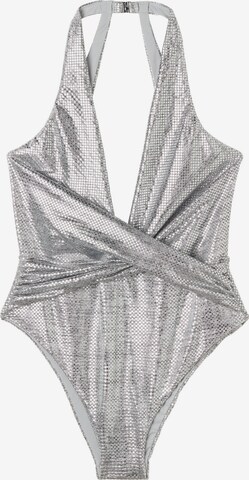 CALZEDONIA Swimsuit in Silver: front