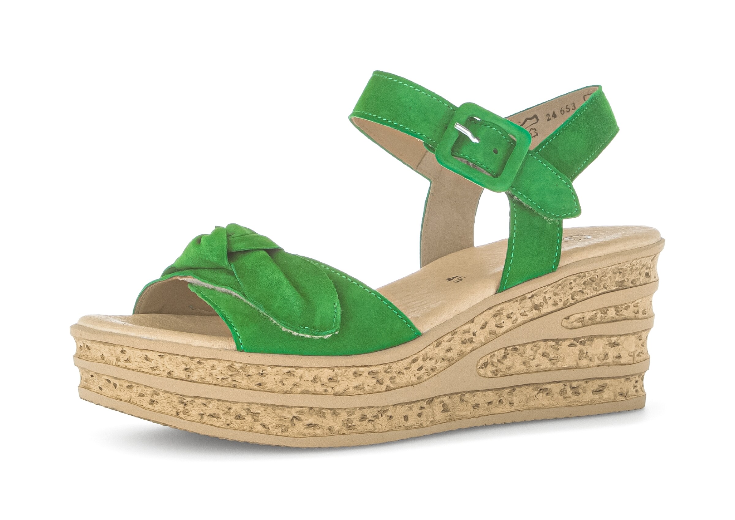 GABOR Sandals in Green: front
