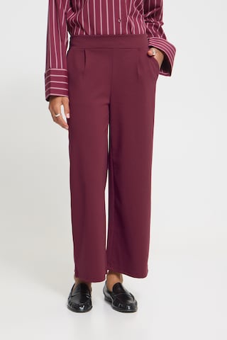 Wide Leg Pantalon 'IHKate' ICHI en violet
