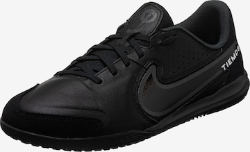 NIKE Athletic Shoes 'Tiempo Legend 9' in Black: front