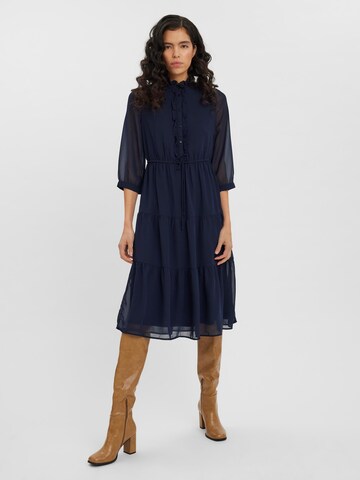 Robe-chemise 'Dino' VERO MODA en bleu