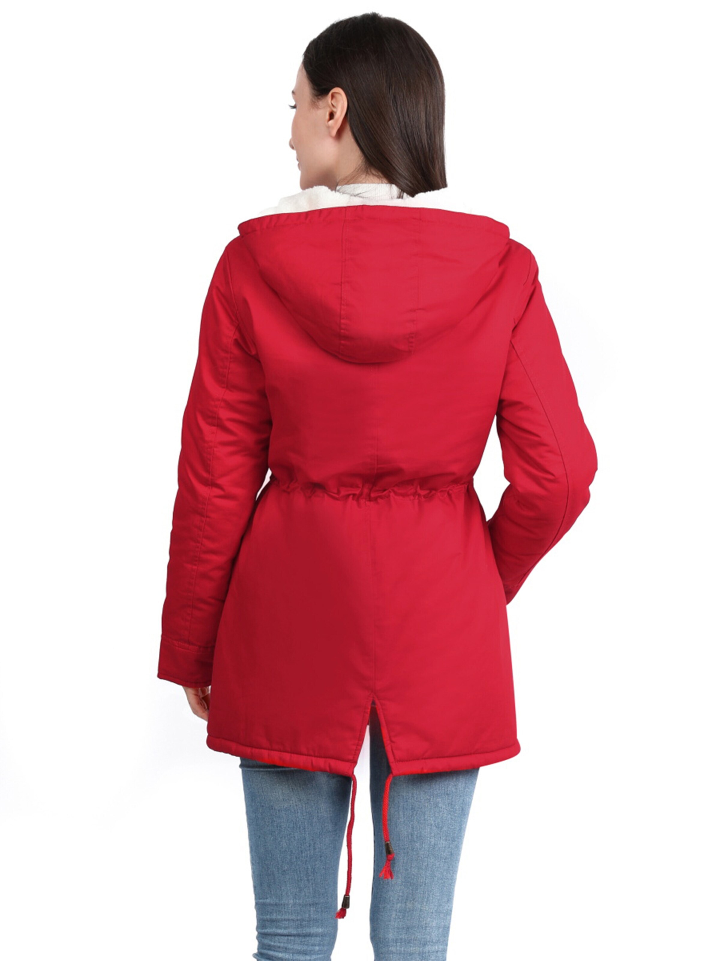 YOUTHUP Winter Jacket in Red