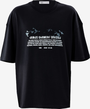 VAMOS CLO Shirt in Black: front