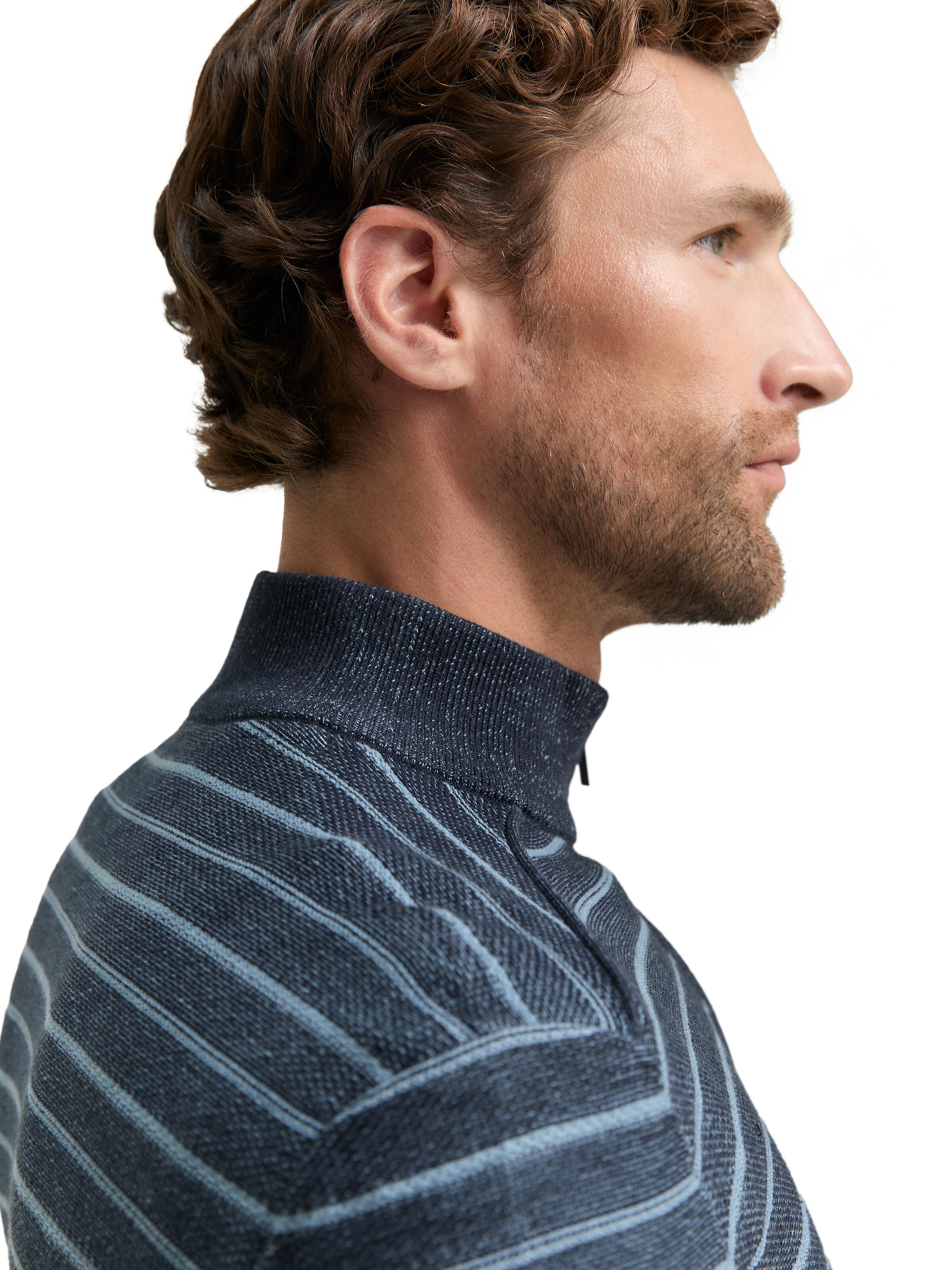 Geacă tricotată de la TOM TAILOR pe albastru